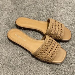 Marc Fisher Woven and Studded Sandals NWOT
